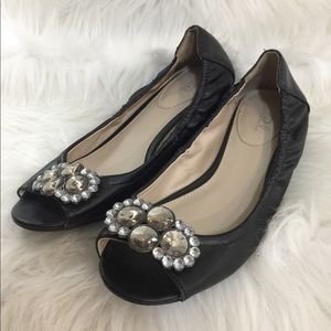 Studio Paolo Open Toe Flats